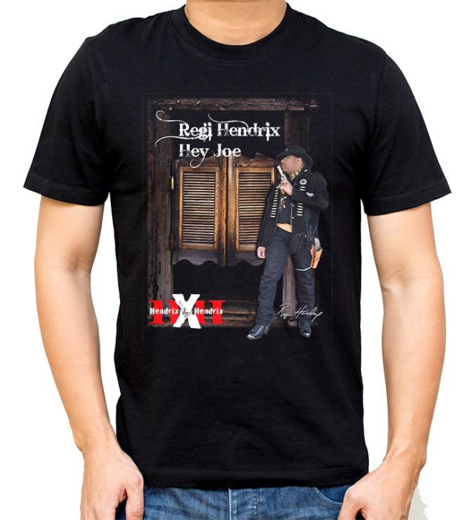 Hey Joe by Regi Hendrix. Official Hey Joe music Release T-shirt